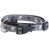 Trixie ovratnica Srebrni odsev šap - Vel. S-M, 30 - 45 cm obseg vratu, 15 mm široka | shoptok.hr
