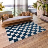 Universal Plavi/krem unutarnji i vanjski tepih 160x230 cm Cuadros – | shoptok.hr