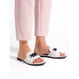 GOODIN Women's white flat flip flops | shoptok.hr