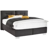 Dieter Knoll POSTELJA BOXSPRING 180 cm x 200 cm , tekstil črna | Shoptok.si