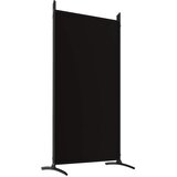 Sobna pregrada s 5 panela crna 433x180 cm od tkanine | shoptok.hr