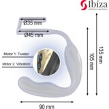 Ibiza Vibracijski Analni Čep Z ObroČkom Za Penis | Shoptok.si