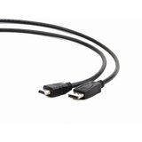 Displayport na HDMI kabal GEMBIRD, CC-DP-HDMI-1M, 1m, DP male to HDMI type A male | Eponuda.ba