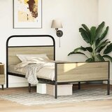  Okvir kreveta bez madraca boja hrasta sonome 90 x 200 cm drveni | shoptok.hr
