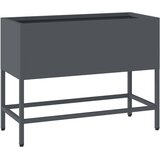  Povišeni Vrtni Planter Antracit 60 x 26 x 45 cm Čelik | shoptok.hr