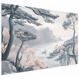  Plakat - Blue Coast in Delicate Colors 30x21 Bez okvira s margom | shoptok.hr