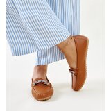 Gemre Brown loafers adorned with rhinestones Adiba | Shoptok.si