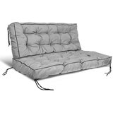 AIO FACTORY Vrtna blazina z visoko stranico 120/80 cm + 120/40 cm za paletno klop vodoodporna siva, (21216761) | Shoptok.si