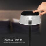  LED prigušiva punjiva dodirna stona lampa LED/3W/5V 3000-6000K crna | Eponuda.com