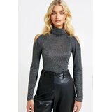 Trend Alacati Stili Ženska bluza dugih rukava Alc-X13319, Rolka, Crna | Eponuda.com