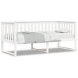  The Living Store Izvlečna postelja brez vzmetnice bela 90x190 cm trdna borovina - Dnevna Postelja, (21502716) | Shoptok.si