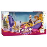 Magic Toys Fantasy Carriage Pravljična odprta kočija s konjem in lutko Cene