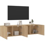  Zidni TV ormarići 2 kom boja hrasta sonome 80x30x41 cm | shoptok.hr