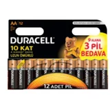Duracell Baterije Basic AA LR6 (12 kosov, 1,5 V)