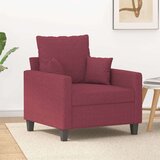  Fotelj vinsko rdeč 60 cm blago Cene