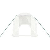  Rastlinjak z jeklenim okvirjem bel 24 m² 12x2x2 m | Shoptok.si