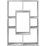  Regal za knjige boja betona 63x20x90 cm konstruirano drvo | shoptok.hr