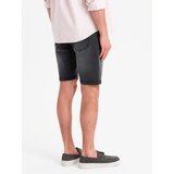 Ombre Men's classic cut denim shorts - black | shoptok.hr