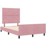 Ružičasti krevet od baršuna 120x190 cm | shoptok.hr