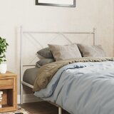 Maison Chic kovinsko posteljno vzglavje - vzglavna omarica - nočna omarica belo 107 cm, (21704971) | Shoptok.si