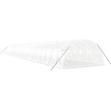  Staklenik s čeličnim okvirom bijeli 96 m² 24 x 4 x 2 m | shoptok.hr