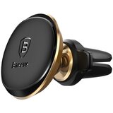 Baseus Magnetic Air Vent Car Mount Držalo s kabelsko sponko zlata, (20655353) Cene