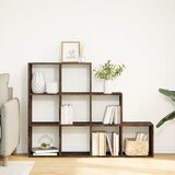  Pregrada/regal za knjige 3 razina hrast 137,5x29x103,5cm drveni | Eponuda.ba
