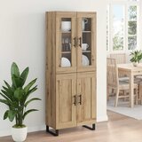  Highboard 2 kom. Umjetnički hrast 69,5 x 34 x 180 cm | shoptok.hr