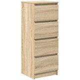 vidaXL Komoda sonoma hrast 37,5x35x99 cm inženirski les | Shoptok.si
