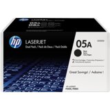 HP Toner CE505D (črna), dvojno pakiranje, original Cene