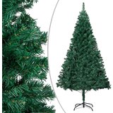 vidaXL Umetna novoletna jelka z debelimi vejami zelena 240 cm PVC, (20670794) | Shoptok.si