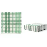  2ply salveta – print zelena boja (33×33) – 50/1