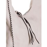Fashion Hunters Light beige eco leather shoulder bag | Shoptok.si