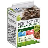 PerfectFIT Natural Vitality Adult 1+ - Globokomorske ribe in losos (6 x 50 g) | shoptok.hr