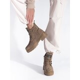 Sergio Leone Beige women's hiking boots Cijene