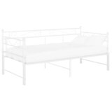  Okvir za krevet na razvlačenje bijeli metalni 90 x 200 cm | shoptok.hr