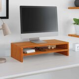 vidaXL Stalak za monitor voštano smeđi 50 x 27 x 15 cm od borovine | shoptok.hr