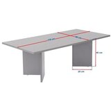 Hanah home Klub sto Sabin, 119x40x60 cm, Boje hrasta | Eponuda.ba