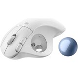Logitech Ergonomska miška M575S Trackball, brezžična, bela | Shoptok.si