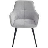 Arti Trpezarijska stolica 555 Siva/Crne metalne noge 520x415x860 ( 775-525 ) Cene