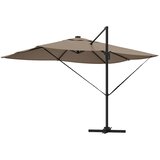  Suncobran Sivo-smeđa 352 x 251 x 265 cm Poliester i aluminij | Eponuda.ba