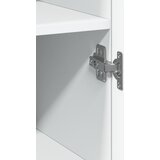  Visoka komoda bijela 50x42,5x185 cm od konstruiranog drva | Eponuda.com