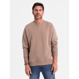 Ombre Classic unisex sweatshirt with round neckline - brown | shoptok.hr