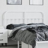  Metalno zamjensko uzglavlje bijelo 135 cm | shoptok.hr