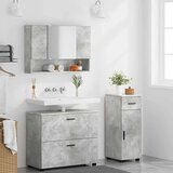 vidaXL set namještaja za kupaonicu 3 pcs beton siva 76.5 x 35 x 64 cm | shoptok.hr
