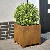 Furnova Garden Planters 2 kosa 40x40x40 cm Weathering Steel, (21920972) Cene