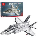 Kockice za slaganje aviona F-35 sa 1490 elemenata - sivi | Shoptok.si