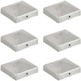  Piramidalni poklopci za stupove ograde 6 kom metalni 81 x 81 mm Cijene