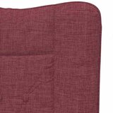  Fotelja Vinska crvena 63 x 67 x 94 cm Tkanina i šperploča | shoptok.hr