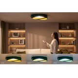  LED prigušiva plafonsko svetlo SM. GALAXY M. LED/24W/230V Ø 55 cm zelena/zlatna + daljinski upravljač | Eponuda.com